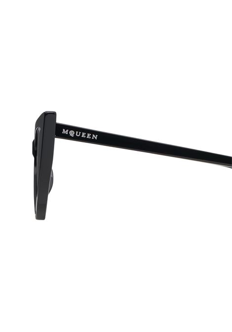 Occhiali da Sole Spike in Nero/Fumé ALEXANDER MCQUEEN | 832519-J07491056